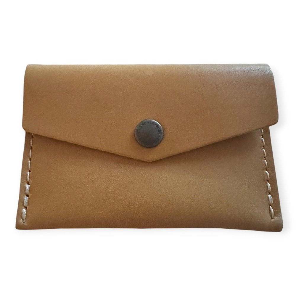 NWOT Portland Leather Sunflower Daisy Leather Card Holder